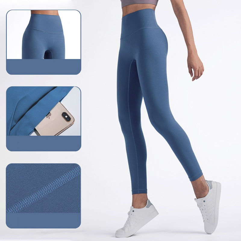 FlexFit Seamless Yoga Performance Set: Leggings and Bra