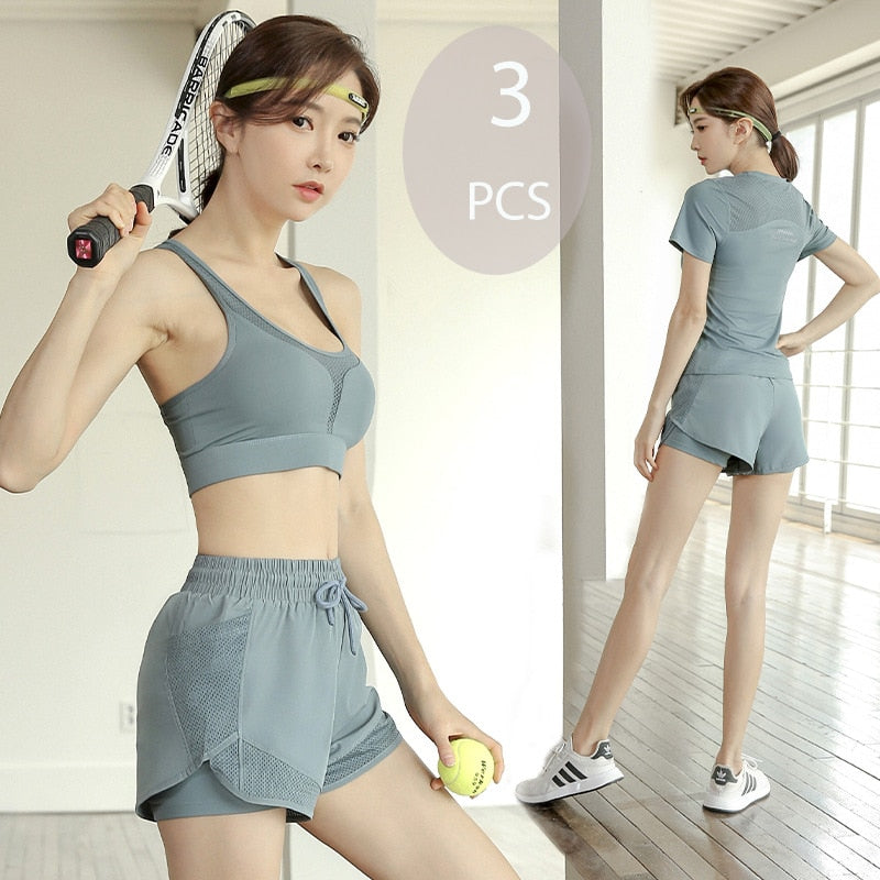 FlexFit 3-Piece Yoga Performance Set: Workout Edition