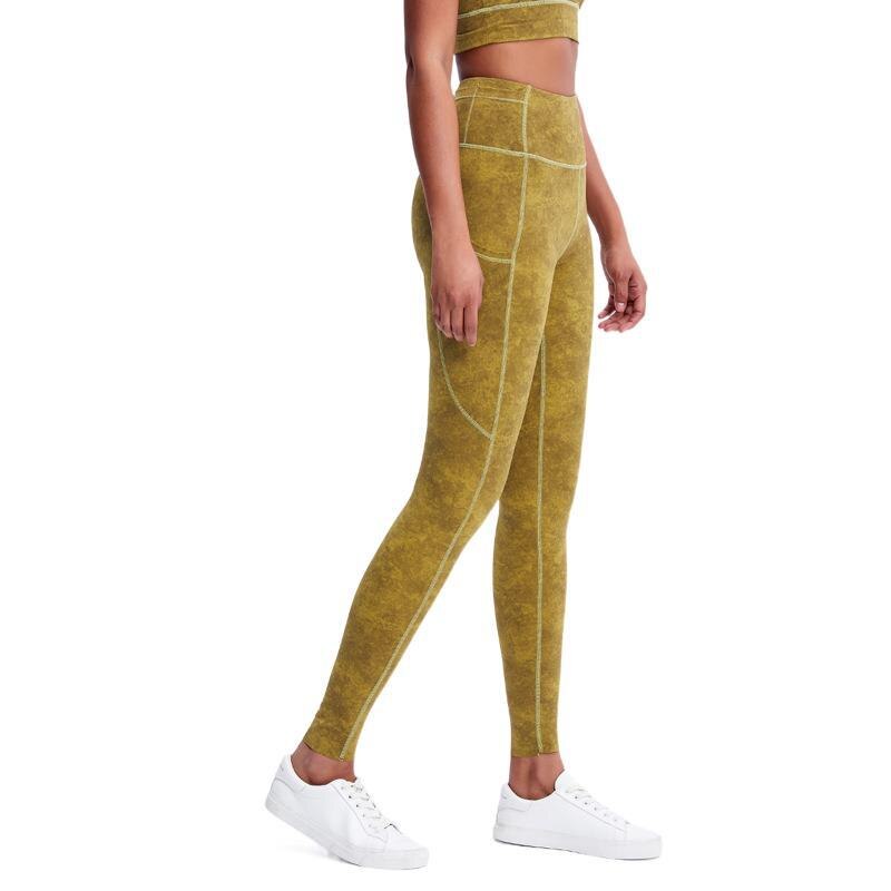 FlexFlow Tie-Dye Yoga Fitness Set: Bra and High-Waist Leggings