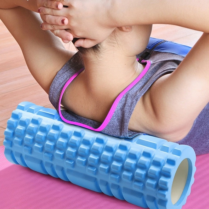 Yoga Column Gym Fitness Foam Roller Pilates Yoga Exercise Back Muscle Massage Roller Soft Yoga Block Muscle Roller