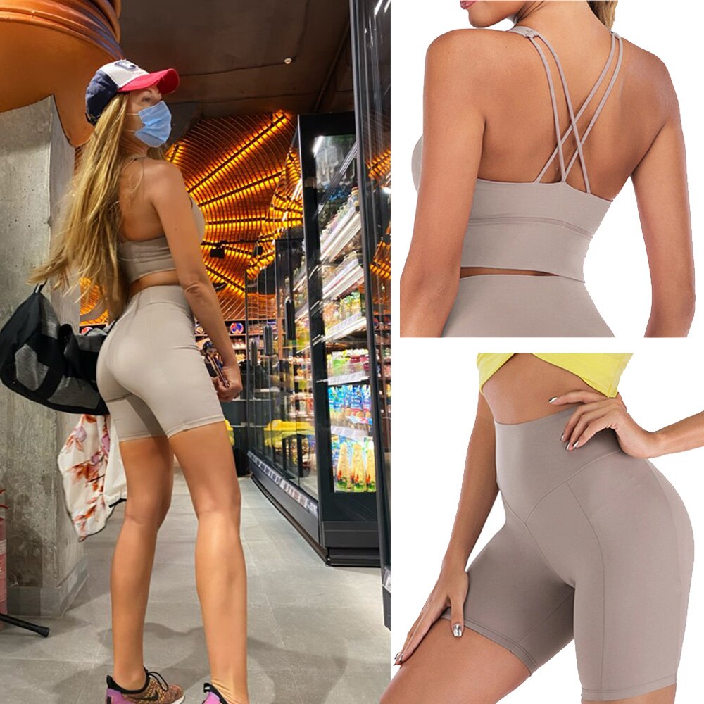 Women 2 Piece Yoga Set Fitness Set Yoga Outfit For Women 2 Piece Gym Suit Sports Bra Set
