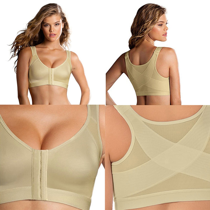 FlexLift Cross-Back Breathable Sports Bra