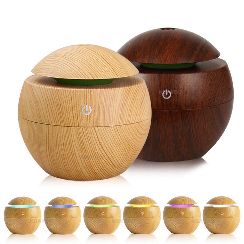 USB Essential Oil Diffuser with Color Change LED Lights