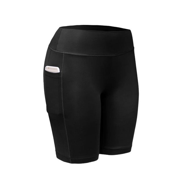 Quick Dry Women's Shorts Compression Gym Shorts Elastic Running Athletic Shorts