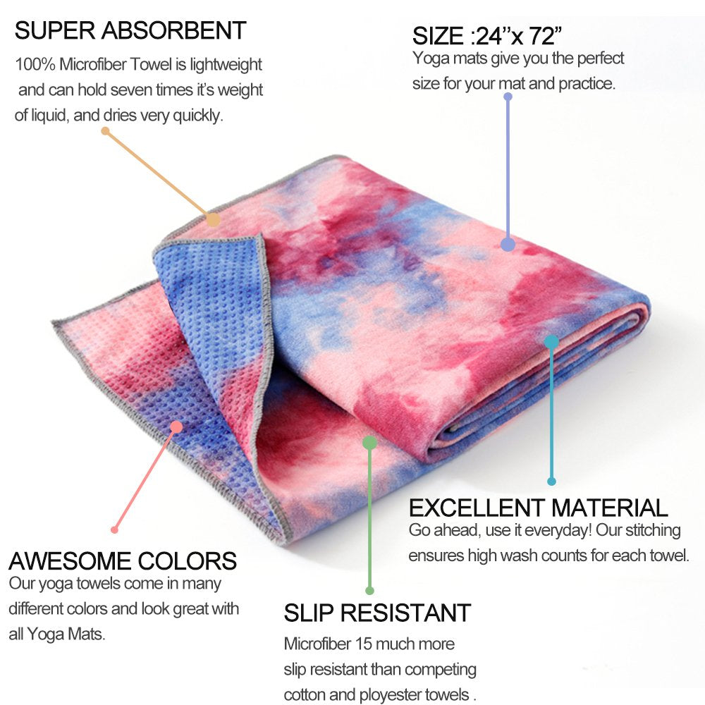 ZenGrip Yoga Towel Mat