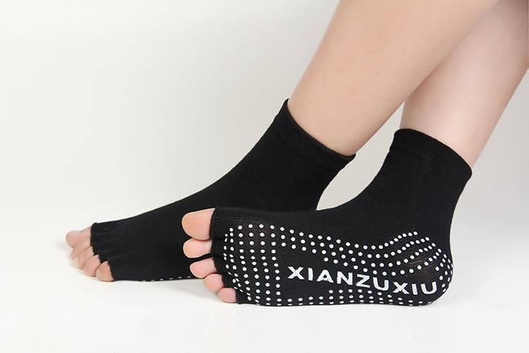 Women Yoga Socks Half Toe