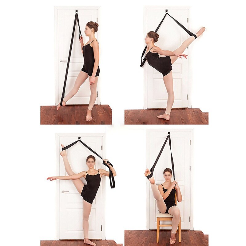 Sport Yoga Adjustable Door Upper Leg New Yoga Strap Tension Band Stretch Belt With Cotton multi-function Yoga Belt Rope
