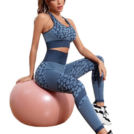Seamless Fit Yoga Pants and Bra Set