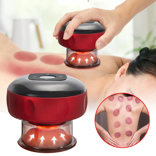 Therapeutic Cupping Massager with Red Light